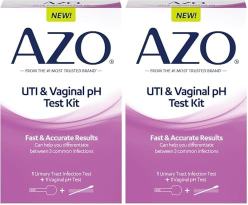 Azo Urinary Tract Infection (Uti) Test Strip + Vaginal Ph Test Kit Fast & Accurate Results From The #1 Most Trusted Brand Fsa/Hsa Eligible