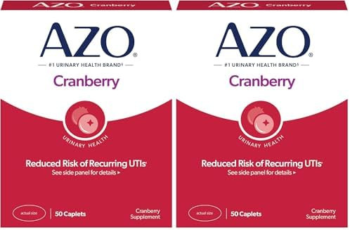 Azo Cranberry Pills For Urinary Tract Health For Women And Men Adult Cranberry Supplement Sugar Nongmo 50 Caplets