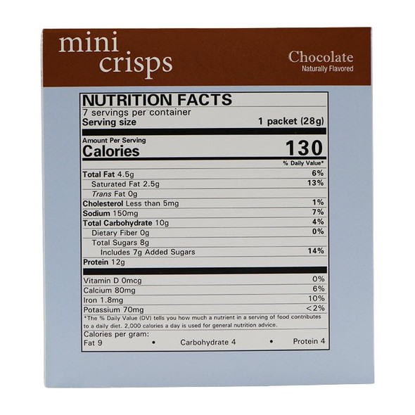 Bariatricpal 12G Protein Mini Chocolate Crisps (1Pack)