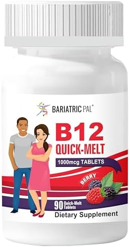 Bariatricpal 1000Mcg B12 Sugar Quick Melts (90 Count) Berry