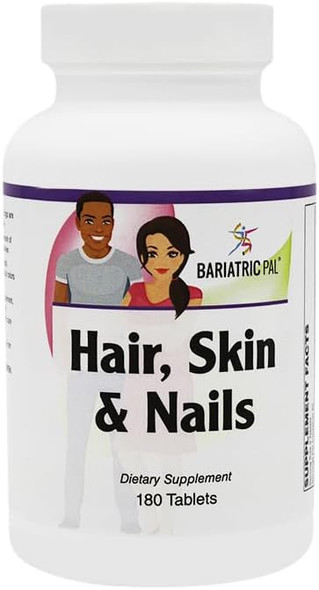 Bariatricpal Hair Skin & Nails Formula Tablets (90Ct Bottle)