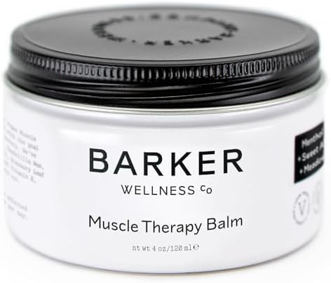Barker Wellness Co Muscle Therapy Balm And Muscle Therapy Cream Bundle