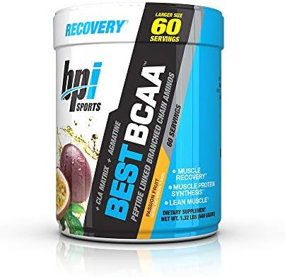 Bpi Sports Best Bcaa Powder Muscle Recovery Support Branched Chain Amino Acids Building Blocks Of Protein And Muscle Post Workout Recovery “ Hydration “ Rainbow Ice 30 Servings