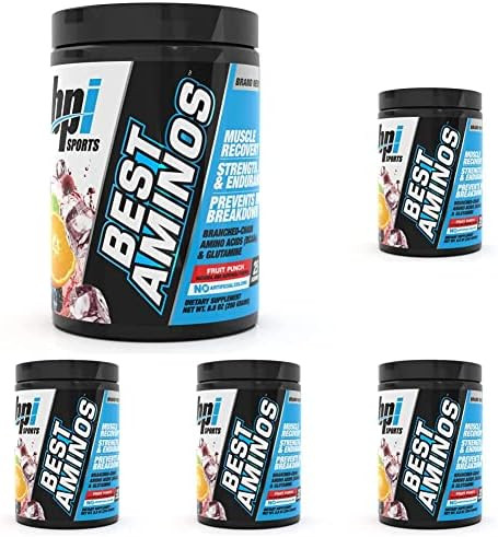 Bpi Sports Best Aminos Bcaa Powder Post Workout & Glutamine Recovery Drink With Branched Chain Amino Acids For Hydration & Recovery For Men & Women Arctic Ice 25 Servings