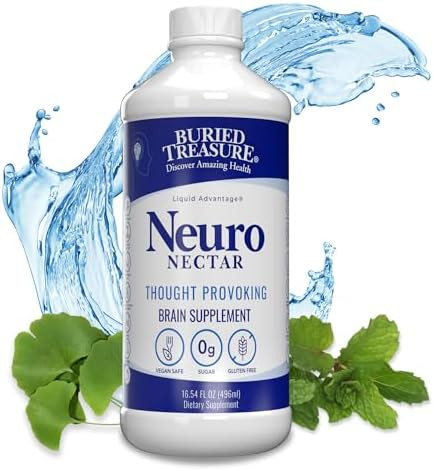 Buried Treasure Neuro Nectar Memory And Mental Focus Supplement 16 Oz