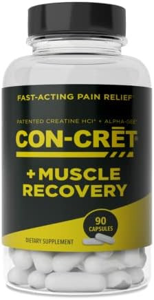 Concret Promera Sports Muscle Recovery Concentrated Creatine And Alphagee Supports Muscle Recovery Reduces Soreness Restores Muscle Health 90 Capsules
