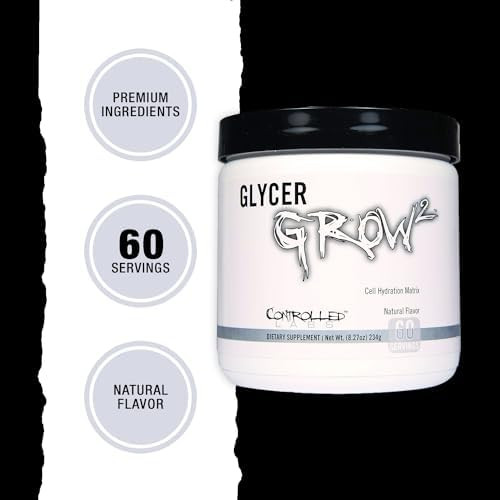Controlled Labs Bundle Glycergrow 2 And Promore Chocolate Protein Bundle For Hydration Strength Recovery And Lean Muscle Support