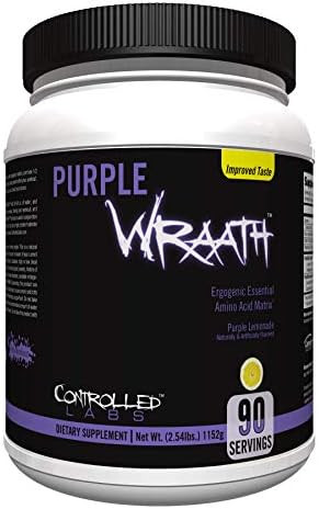 Controlled Labs Purple Wraath 90 Serving Juicy Grape 2.5 Pound