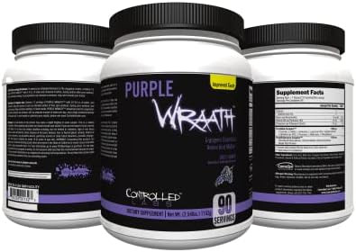 Controlled Labs Purple Wraath 90 Serving Juicy Grape 2.5 Pound