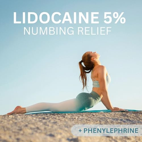 Curist Lidocaine 5% Numbing Spray Pain Relief Mist 6Oz Numbing Topical Lidocaine Hemorrhoid Spray With Aloe & Phenylephrine Topical Anesthetic For Pain Itching & Burning