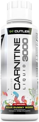 Cutler Nutrition Liquid Lcarnitine Supplement With Acetyl Lcarnitine & Lcarnitine Tartrate Forms Pre Workout Formula For Optimal Absorption Energy & Muscle Support Buzz'In Orange Flavor