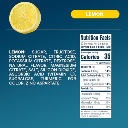 Dripdrop Hydration Electrolyte Powder Packets Lemon & Orange Citrus Bundle 64 Count