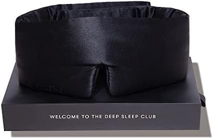 Drowsy Silk Sleep Mask Facehugging Padded Cocoon For Luxury Sleep In Total Darkness 100% Pure Mulberry Silk (Sunset Pink)
