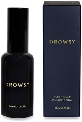 Drowsy Sos Sleep Pillow Spray Instantly Elevate Your Sleep Experience Long Lasting & Effective Formula 6 Month Supply Natural Vegan Ingredients 50Ml / 1.7 Fl. Oz