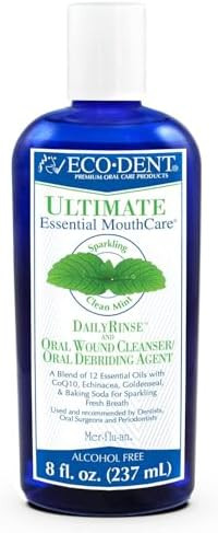 Ecodent Sparkling Clean Mint Mouth Care Daily Rinse 8 Fl Oz