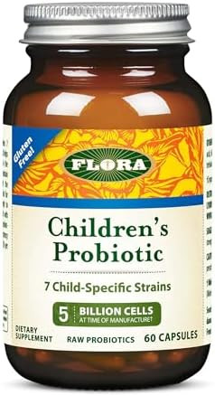 Flora Advanced Adult'S Blend Probiotic Seven Seniorspecific Strains Gluten Raw Probiotic With 34 Billion Cells 30 Capsules