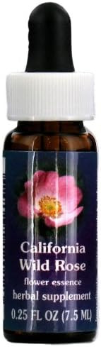 Flower Essence Services California Wild Rose Dropper Herbal Supplements 0.25 Ounce