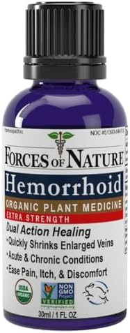 Forces Of Nature Hemorrhoid Control Extra Strength (30Ml) + Fissure Control (11Ml) Virtual Bundle