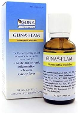 Guna Flam Homeopathic Temporary Relief Of Acute Fever Minor Aches And Pains 1 Ounce