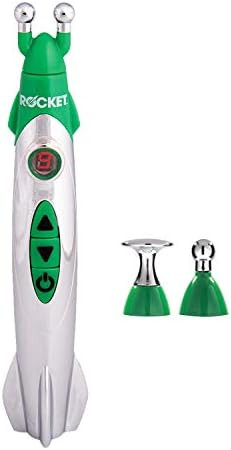 Hempvana Rocket Pain Relief Pen As Seen On Tv Wireless Tens Therapy Portable Muscle Stimulator Same Technology Used By Doctors Muscle Pain Relief 9 Adjustable Intensity Settings3 Unique Heads