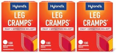 Hyland'S Leg Cramps Relief Of Leg Calf Charley Horses And Foot Cramps 100 Quickdissolving Tablets 3Pack (300 Total)