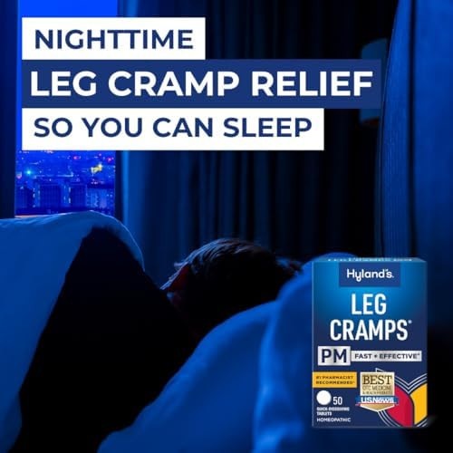 Hyland'S Leg Cramps Pm Relief Of Nighttime Leg Calf And Foot Cramps 50 Quickdissolving Tablets 4Pack (200 Total)