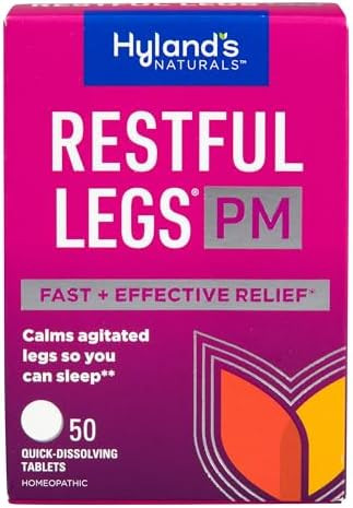 Hyland'S Restful Legs Pm Nighttime Formula Calms Agitated Legs So You Can Sleep 50 Quick Dissolving Tablets (Pack Of 3)