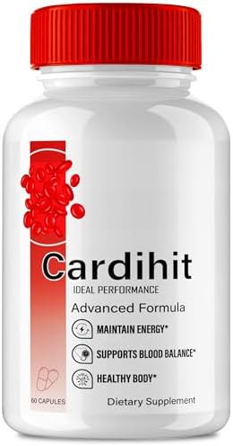 Ideal Performance Cardihit Capsules Cardi Hit Pills Advanced Formula Supplement Maximum Strength Supports Heart Health Energy Healthy Circulation & Balanced Levels Cardihit Reviews (60 Capsules)