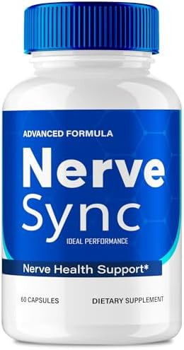 Ideal Performance Nerve Sync Capsules Official Nerve Sync Advanced Nerve Health Supplement Pills Maximum Strength All Natural Healthy Circulation & Stable Levels Nervesync Support Reviews (60 Capsules)