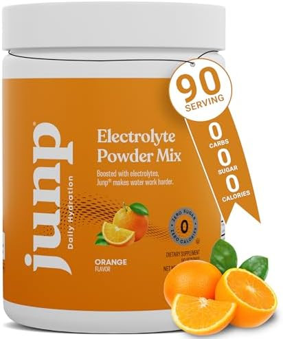 Junp Electrolytes Powder No Sugar No Carbs Wild Berry Fruit Flavor Keto Electrolyte Drink Mix Potassium & Salt Hydration Powder Electrolytes Zero Calorie Sugar Electrolyte Powder 90 Servings