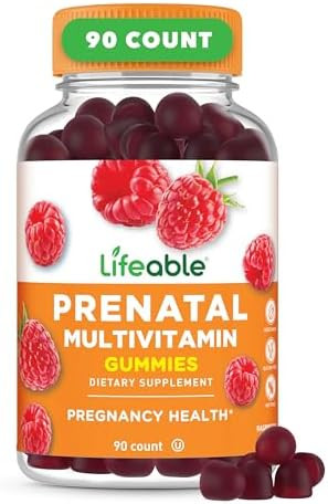Lifeable Prenatal Multivitamin With Iron And Choline Great Tasting Prenatal Vitamins For Women Vegetarian Nongmo Prenatal Gummies 90 Gummies