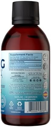 Living Silica Orgono Silica Drops “ Travel Size Vegan & Mineralbased Formula 100Ml