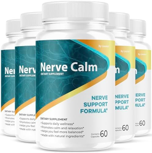 Livorka Nerve Calm Capsules Official Nervecalm Premium Formula Supplement Pills Advanced Support Formula For Wellness & Overall Health All Natural Nerve Calm Reviews 30 Capsules For 1 Month