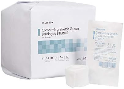 Mckesson Conforming Stretch Gauze Bandages Sterile 4 In X 4 1/10 Yd 12 Count