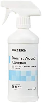 Mckesson Dermal Wound Care Cleanser Spray 16 Oz [1 Count] First Aid Wash Solution For Minor Injuries Cuts Burns Scrapes Sores