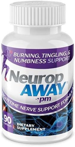 Neuropaway Nerve Support Pm With Ralpha Lipoic Acid To Help Provide Nerve Relief In As Little As 5 Days Acetyllcarnitine Theanine Melatonin And Methylcobalamin 90 Capsules