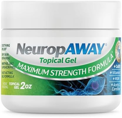Neuropaway Maximum Strength Gel For Nerve Discomfort Burning Tingling And Numbness 2Oz