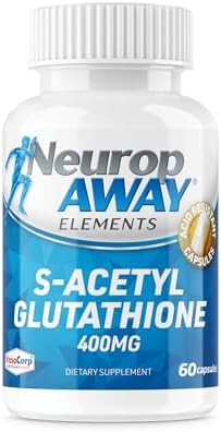 Neuropaway Elements Sacetylglutathione 400Mg Acid Resistant Capsules 60Ct (60 400Mg Capsules Per Bottle) 3Rd Party Tested Made In A Cgmp Facility
