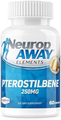 Neuropaway Elements Pterostilbene (60 250Mg Acid Rresistant Capsules Per Bottle) 3Pack