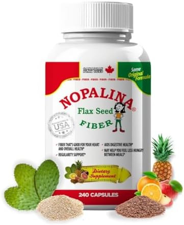 Nopalina Flax Seed Capsules 240 Capsules