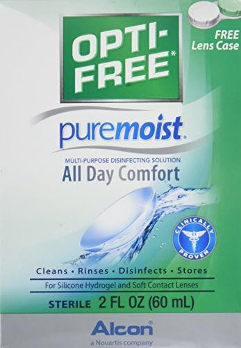 Opti Pure Moist Multipurpose Disinfecting Solution All Day Comfort 2 Oz (Pack Of 4)
