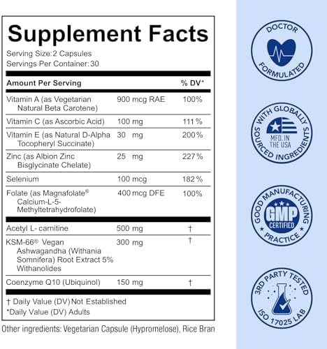 Premom Male Sperm Fortify Capsules Male Fertility Supplements For Men Personal Fertility Lubricant For Conception 4Oz Bundle “ Fertility Support For Women And Men