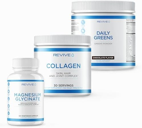Revive Md Super Greens Collagen Powder & Magnesium Glycinate