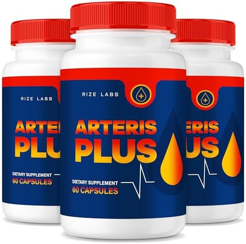 Rize Labs (3 Pack) Arteris Plus Dietary Supplement Arteris Plus Tablets Supports Inflammation Strengthen Support Pills Arteris Plus Pills Arterisplus Reviews Extra Strength (180 Capsules)
