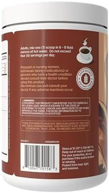 Santo Remedio Super Cafã Coffee Powder With Prebiotic Fiber & Mushrooms Dark Roast 100 Mg Caffeine Green Tea & Green Coffee Lions Mane & Ashwagandha 30 Servings