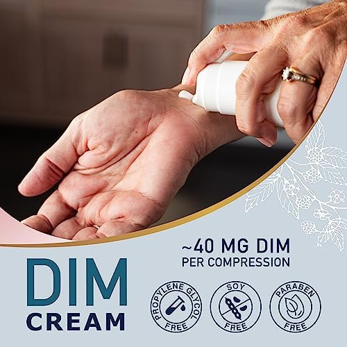 Smnutrition Dim Cream Supplement Hormone Balancing Cream For Women Diindolylmethane Supports Estrogen Balance & Relief For Menopause Perimenopause Hormonal Acne & Hot Flashes 40Mg Per Serving Soy
