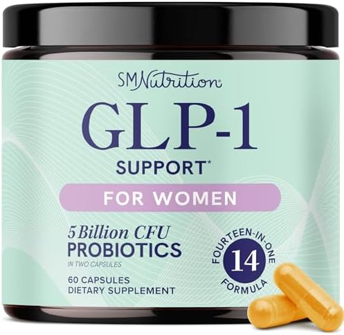 Smnutrition Glp1 Support For Women Nutritional Support With Probiotics Berberine Cinnamon & More Glp 1 Supplement For Healthy Glp1 Activity Digestive Health & Metabolic Balance Nongmo 60 Ct.