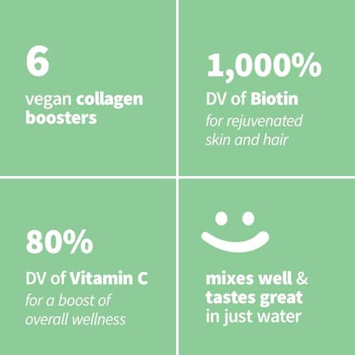 Sprout Living Colorfuel Beauty Powder Drink Mix Organic Superfoods + Adaptogens Hair Skin & Nails Support Vegan Collagen Boost Biotin Silica Vitamin C Super Berry Flavor (25 Servings)