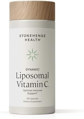 Stonehenge Health Dynamic Liposomal Vitamin C 1500Mg 90 Capsules Advanced Formula Phospholipids Sourced From Nongmo Sunflower Supports Healthy Immune System Collagen Synthesis & Brain Health