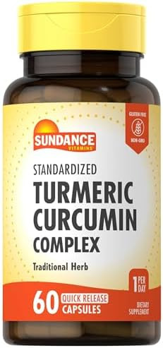 Sundance Turmeric Curcumin Complex 60 Quick Release Capsules Traditional Herbal Supplement Nongmo And Gluten Formula